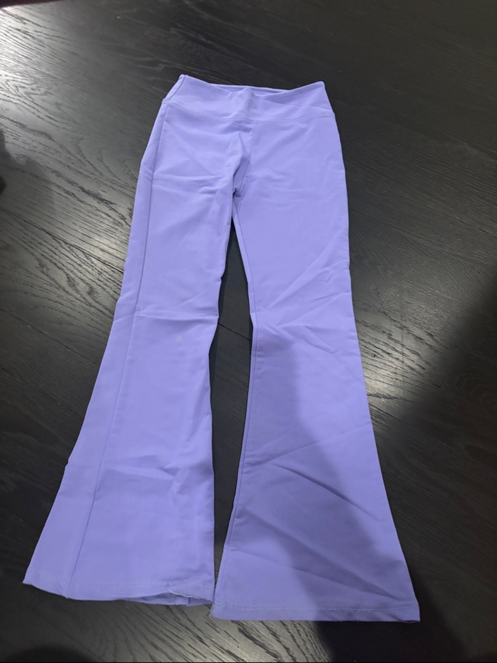 Kids Lavender Flared Leggings